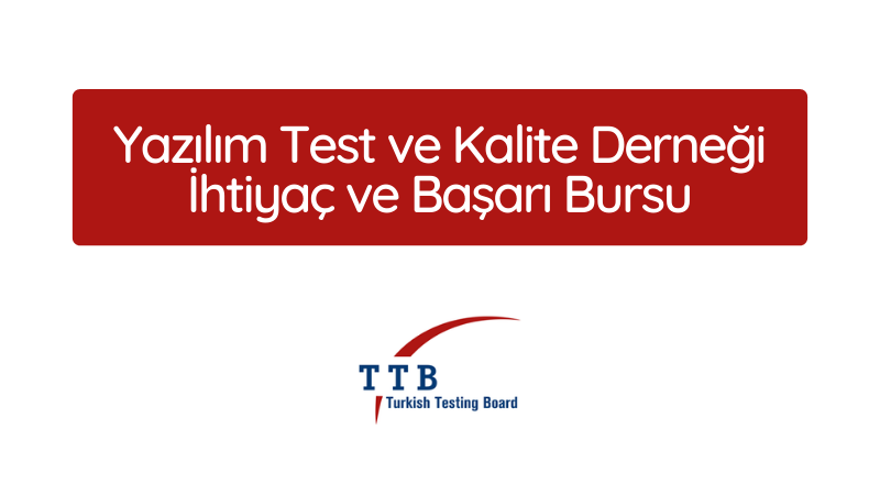 Yazılım Test ve Kalite Derneği Bursu